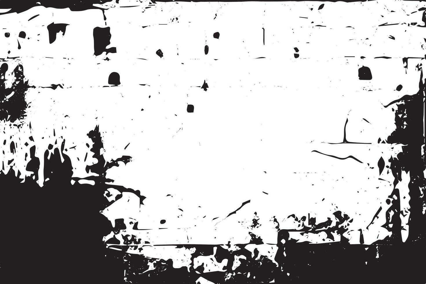 Monochrome Abstract noise, Small particles of debris and dust, Distressed uneven background Grunge texture overlay with rough and fine grains isolated on white background vector