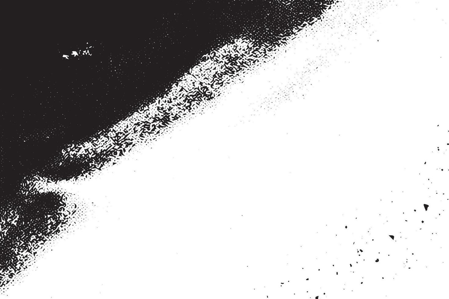 Monochrome Abstract noise, Small particles of debris and dust, Distressed uneven background Grunge texture overlay with rough and fine grains isolated on white background vector