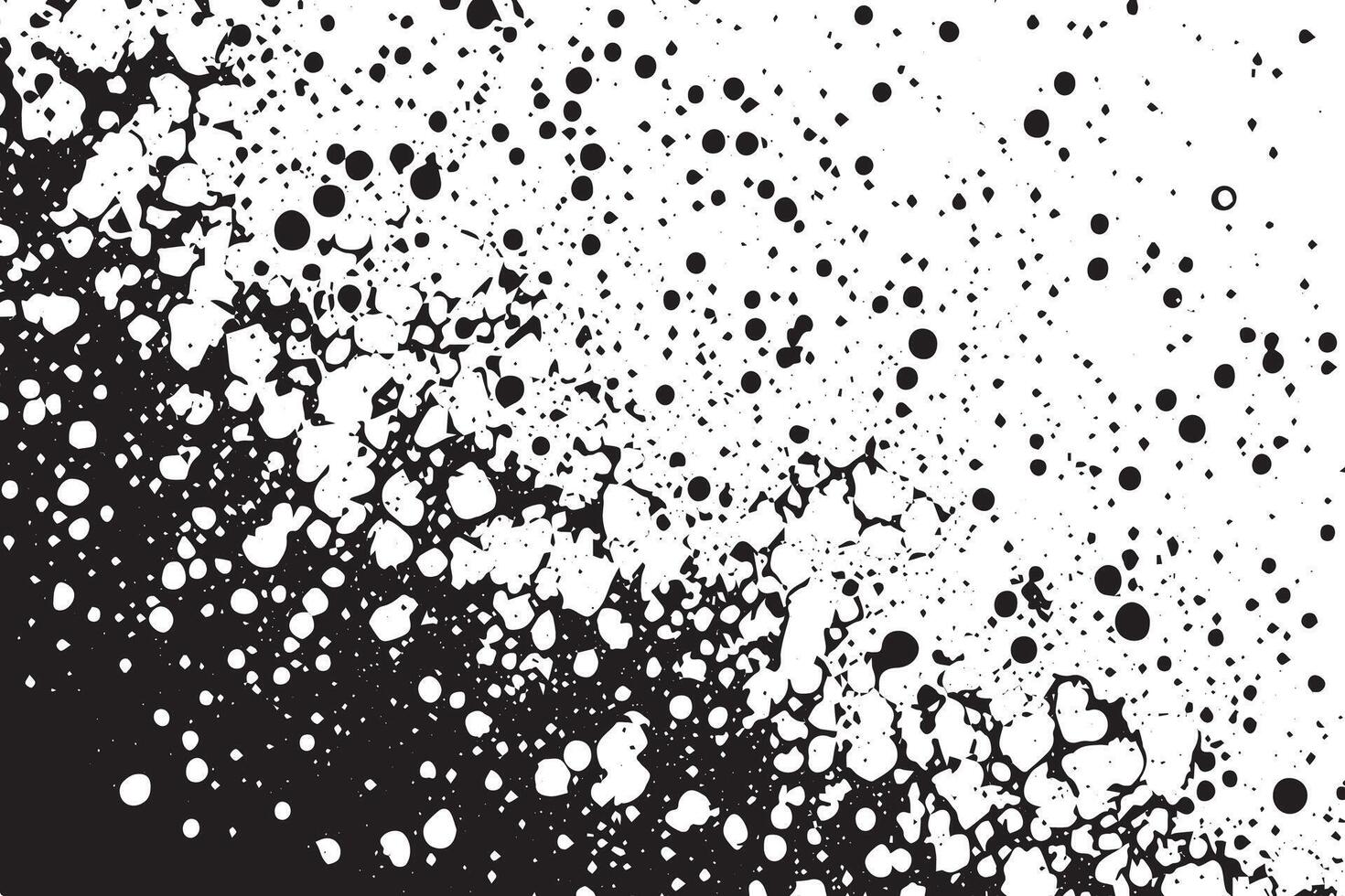 Monochrome Abstract noise, Small particles of debris and dust, Distressed uneven background Grunge texture overlay with rough and fine grains isolated on white background vector