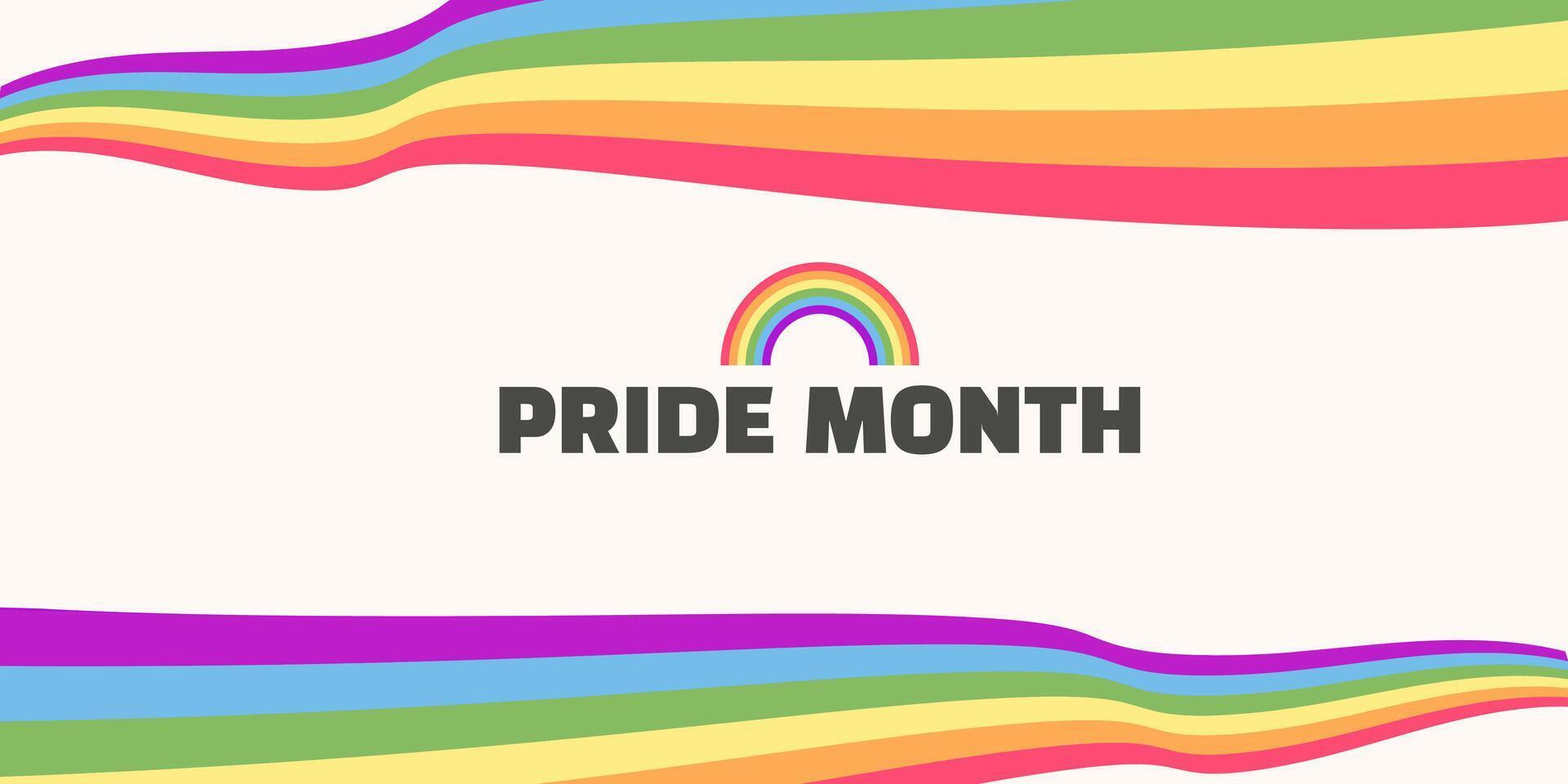 Background banner pride concept. Pride month vector