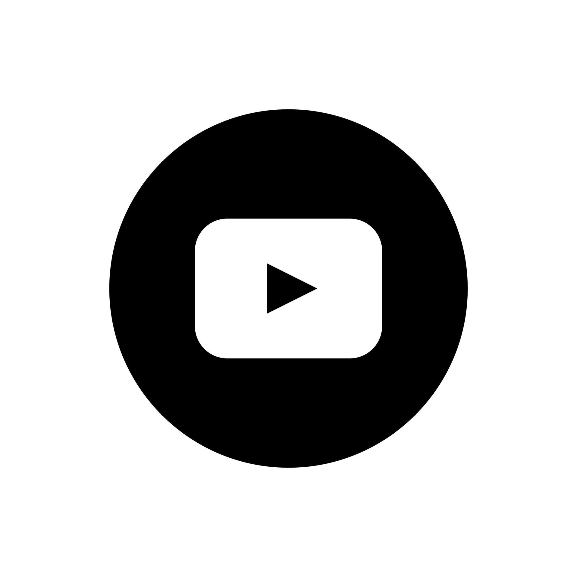 Youtube black logo youtube logo black and white transparent background