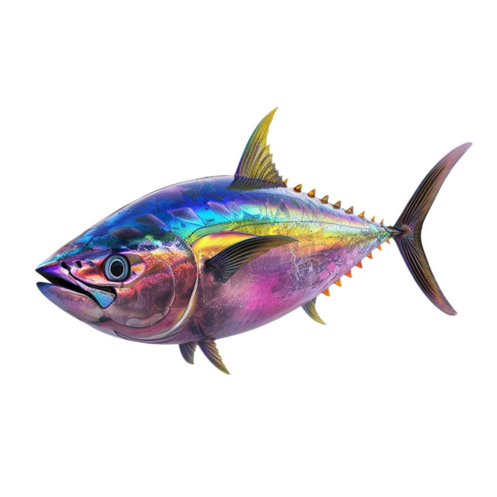 A Tuna fish on a transparent background. png