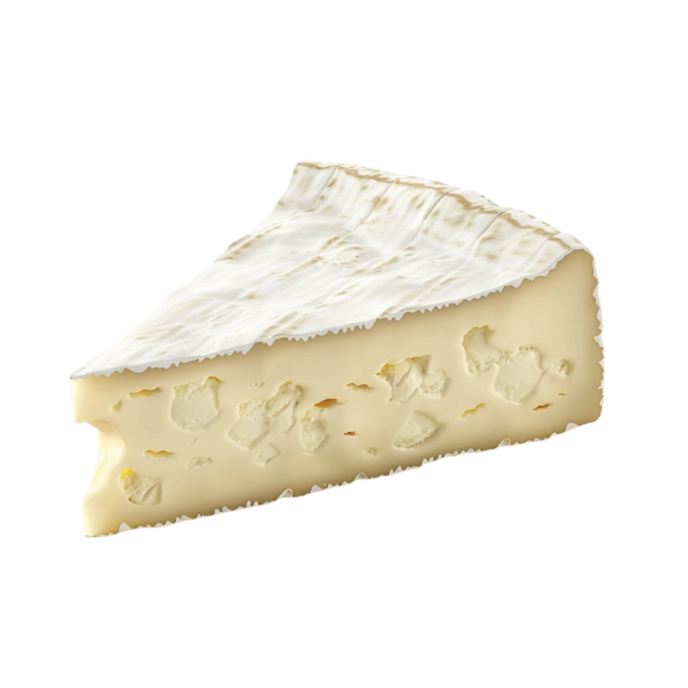 Cheese slice on transparent background. png