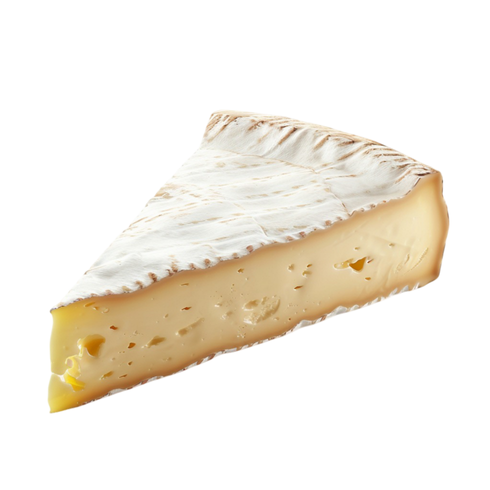 Cheese slice on transparent background. png