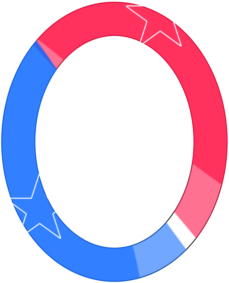 alphabet a to z in American flag color theme png