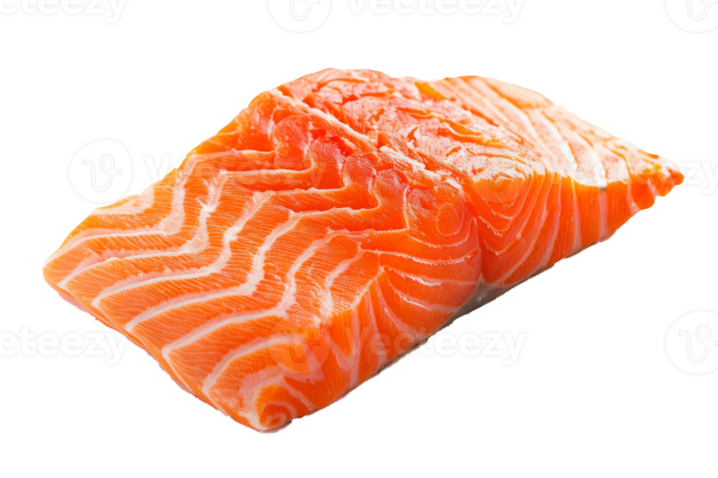 Close-up of fresh raw salmon fillet png