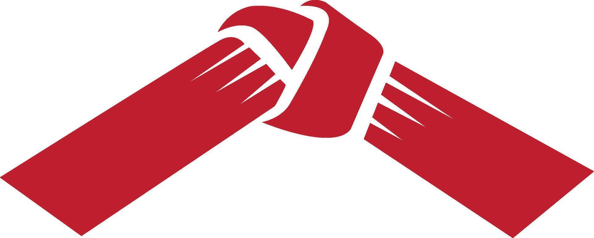 Brazillian Jiu Jitsu, Martial arts Belt Design vector
