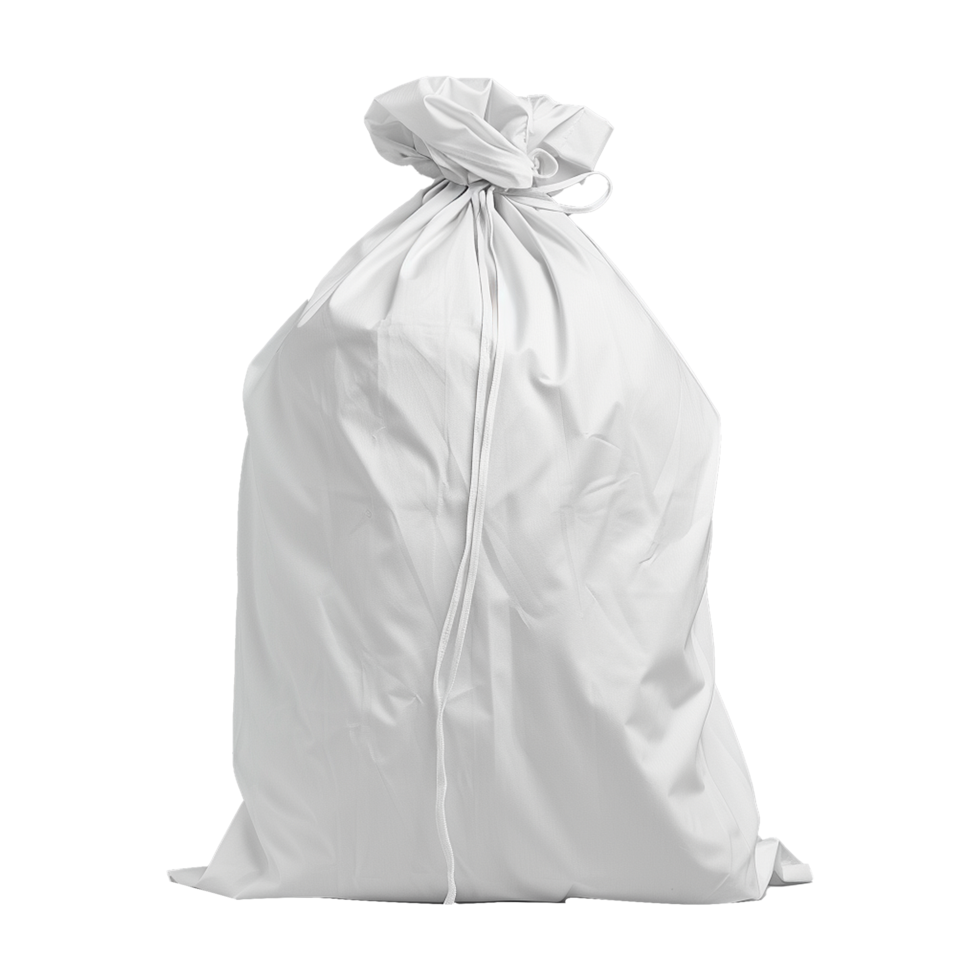 white Laundry Bag isolated on background png
