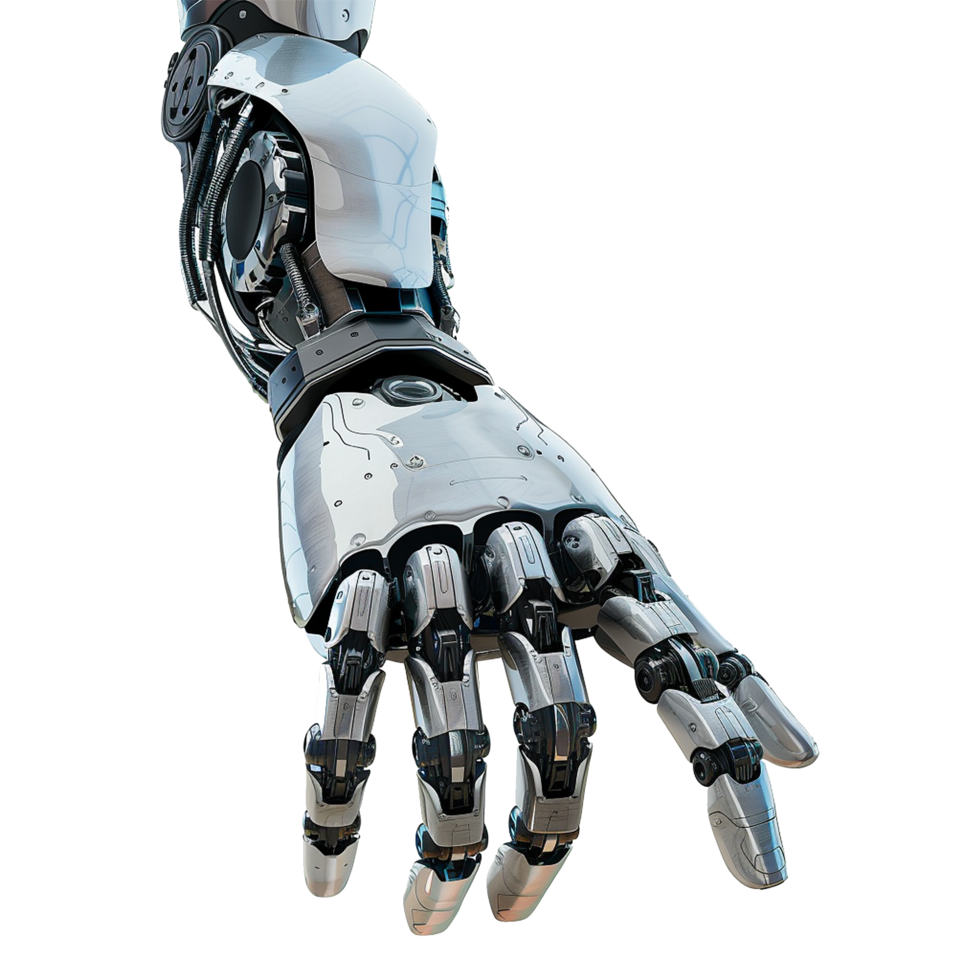 Robot Hand Isolated on Transparent Background png