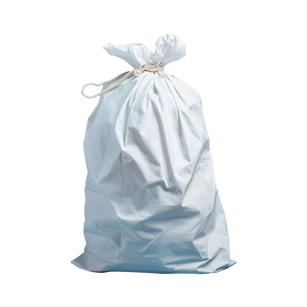 white Laundry Bag isolated on background png