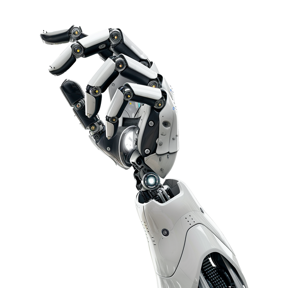 Robot Hand Isolated on Transparent Background png