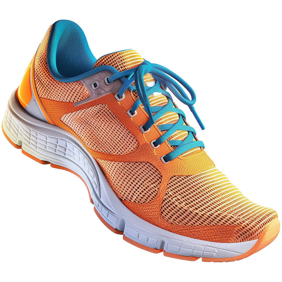 Running shoes or Sneakers for exercising and playing sports isolated on transparent background png