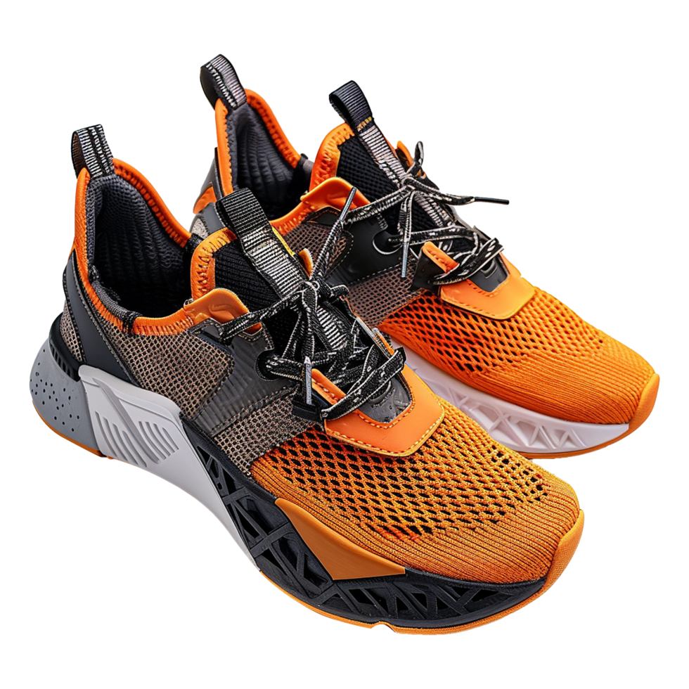 Running shoes or Sneakers for exercising and playing sports isolated on transparent background png