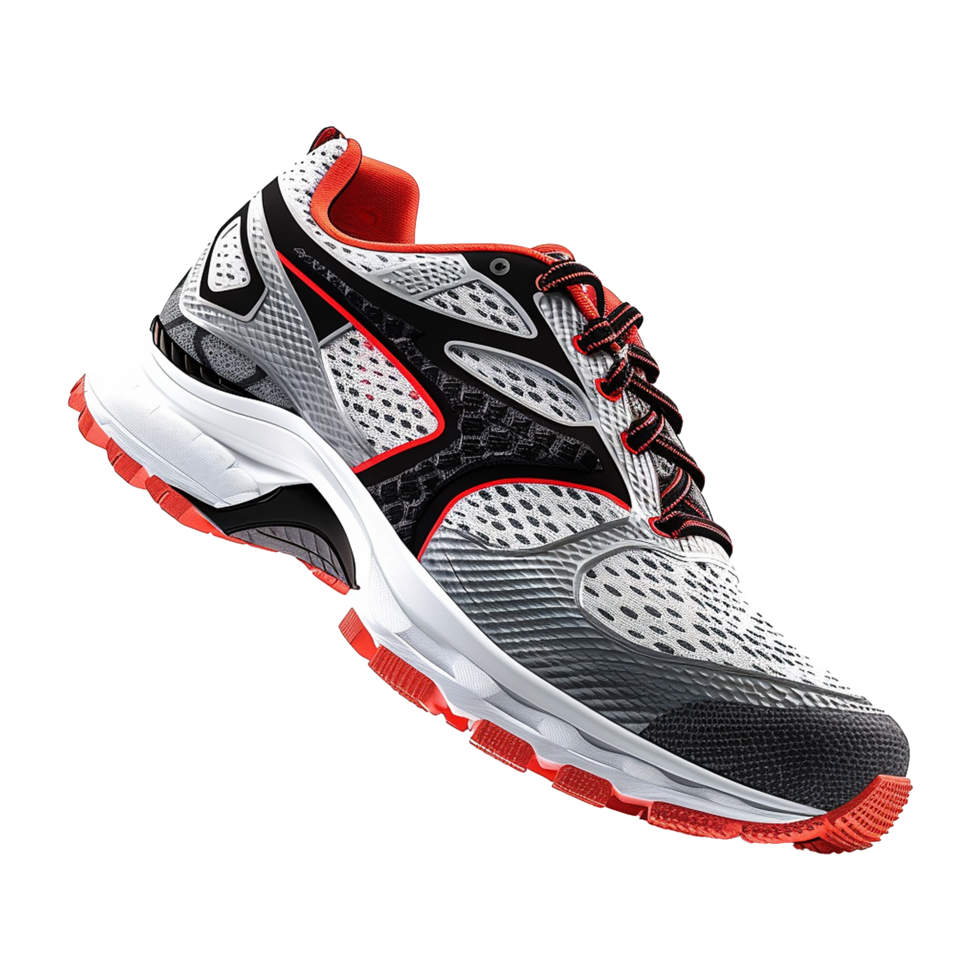 Running shoes or Sneakers for exercising and playing sports isolated on transparent background png