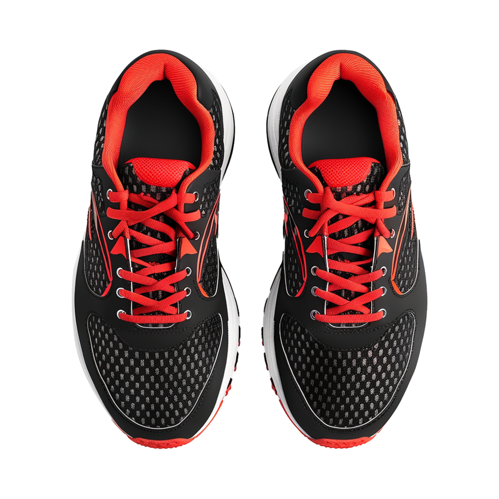 Running shoes or Sneakers for exercising and playing sports isolated on transparent background png