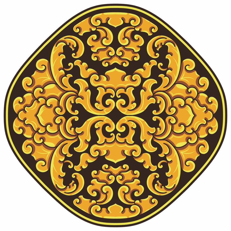 Isolated borders or frames ornament. Ornamental elements for your designs. Black and gold colors. vector