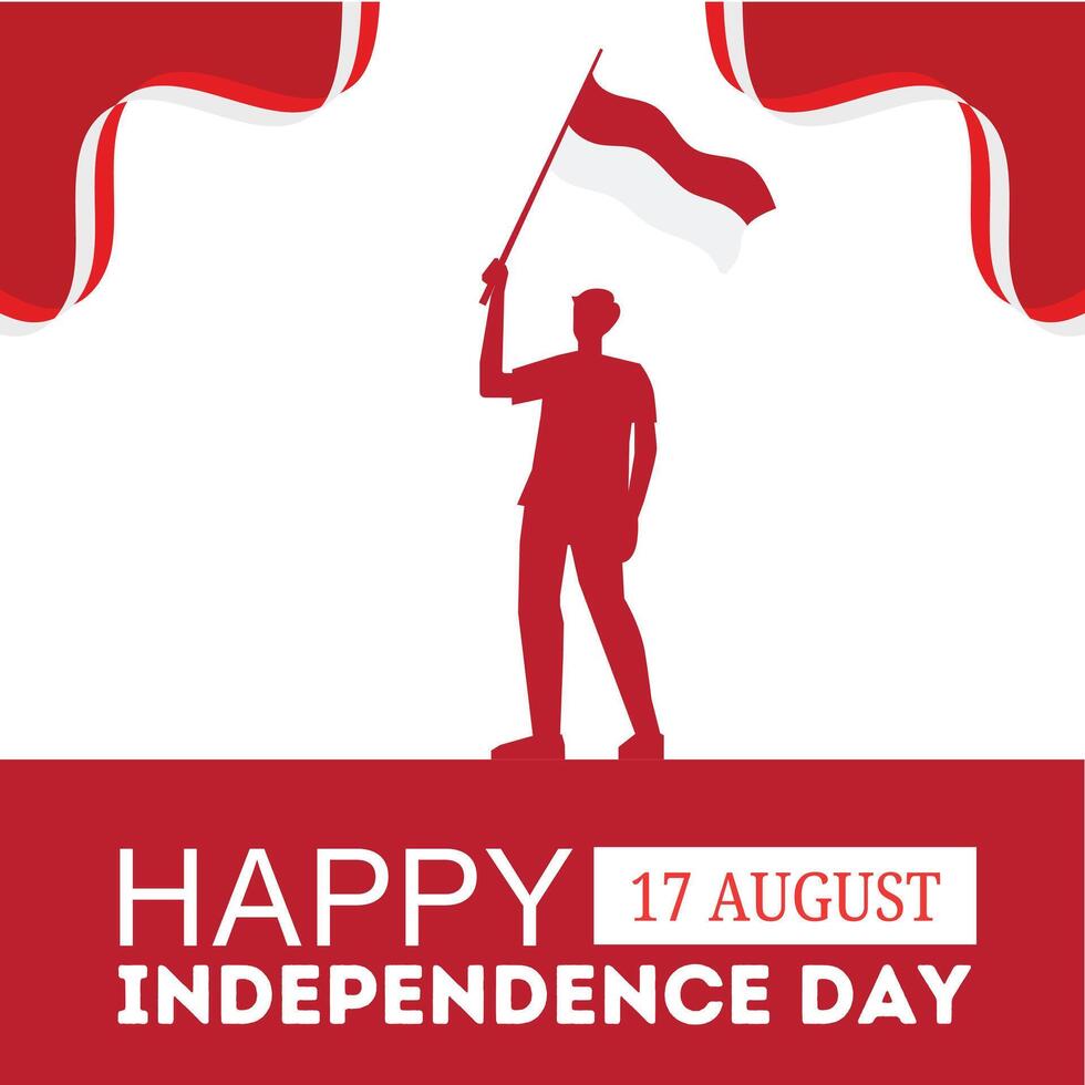 Indonesian Independence Day vector
