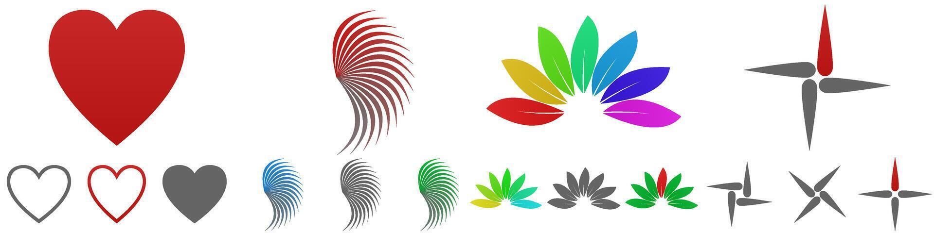 Concept logo design collection vector