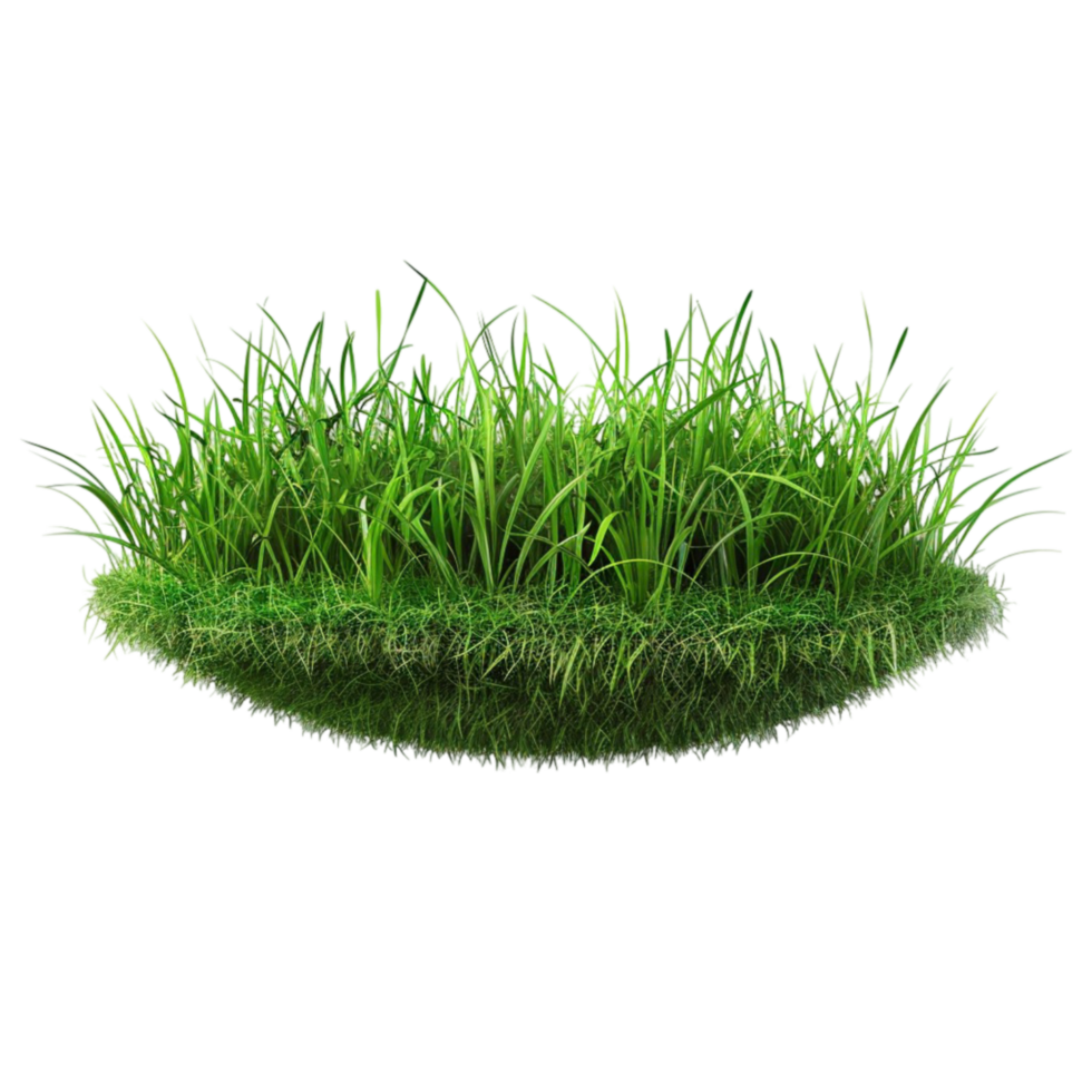 green grass on a transparent background Generative-AI png