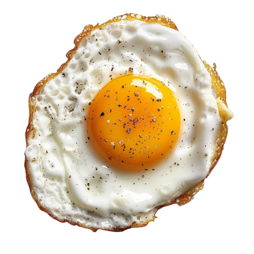 fried egg on toast Generative-AI png
