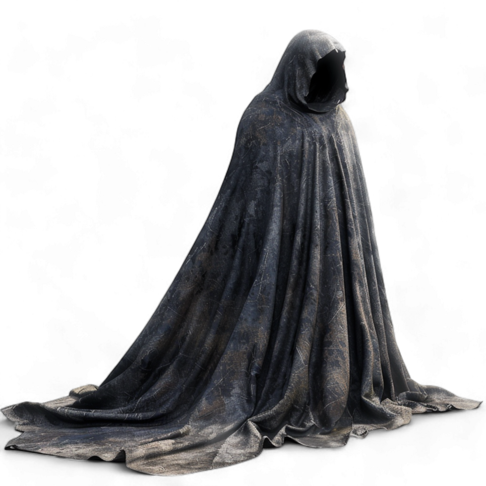 Generated Ai cloak isolated on transparent backdrop. png