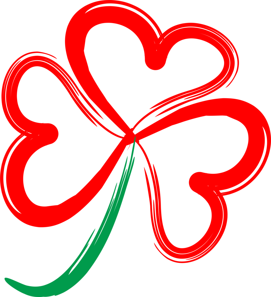 Clover leaf good luck icon png