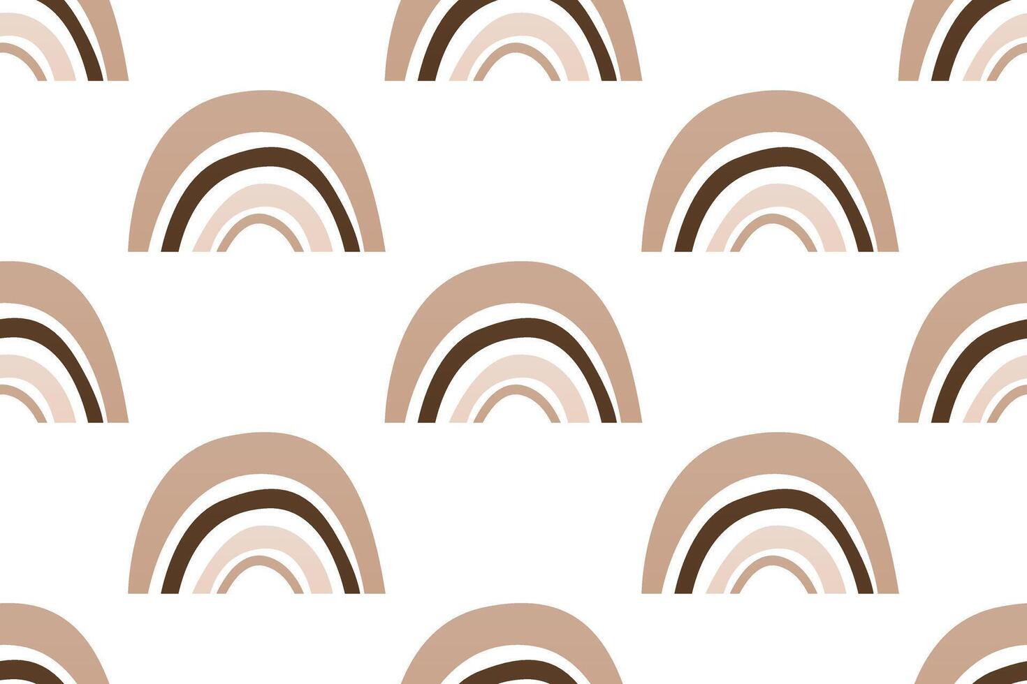 Scandinavian wrapping paper rainbow seamless pattern background vector