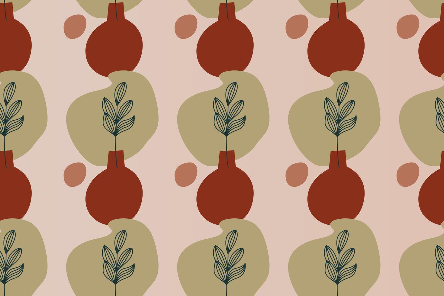 Abstract boho seamless pattern background vector