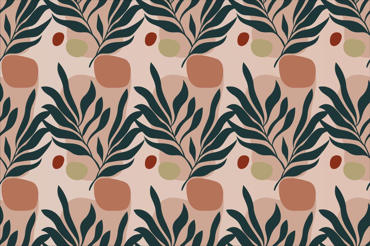 Abstract boho seamless pattern background vector