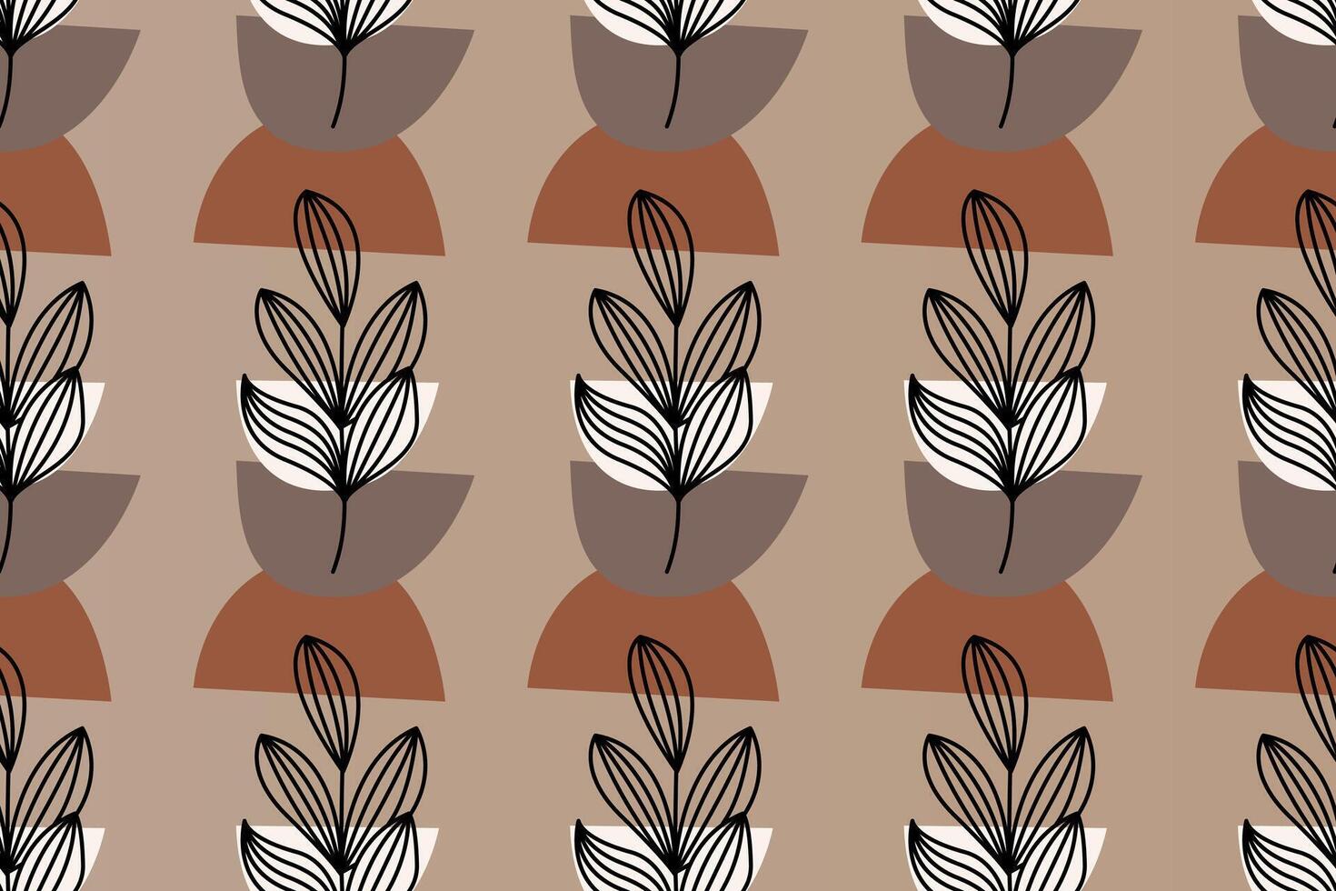 Abstract boho seamless pattern background vector