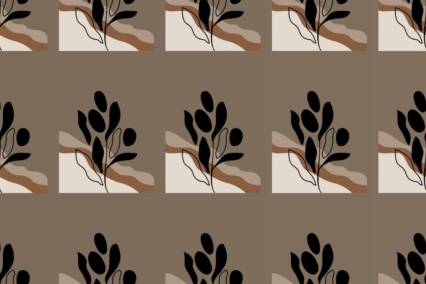 Abstract boho seamless pattern background vector