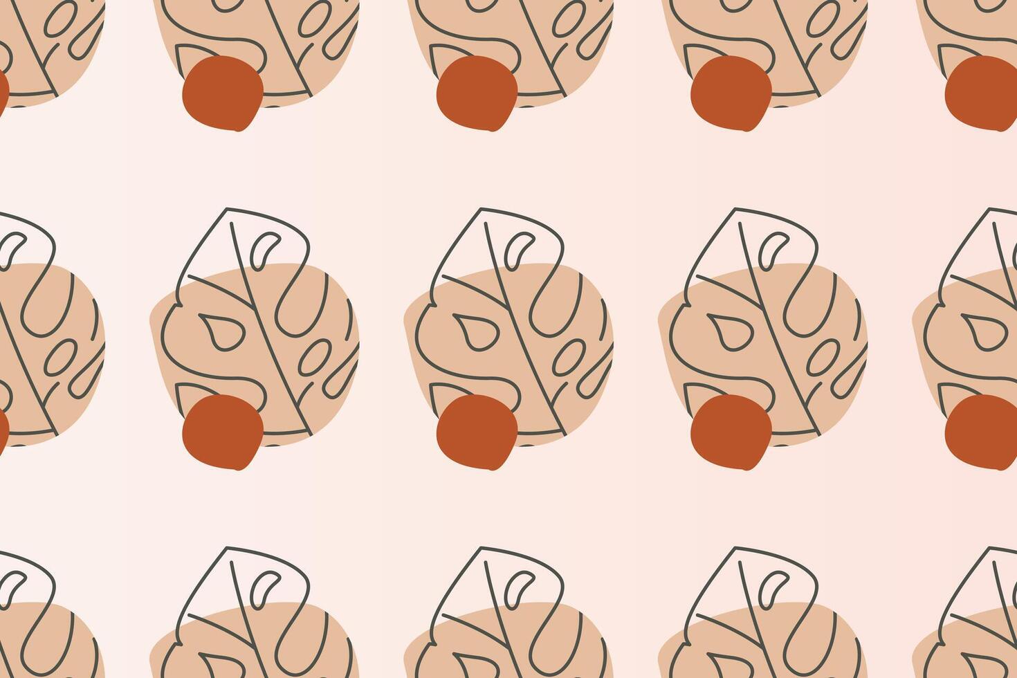 Abstract boho seamless pattern background vector