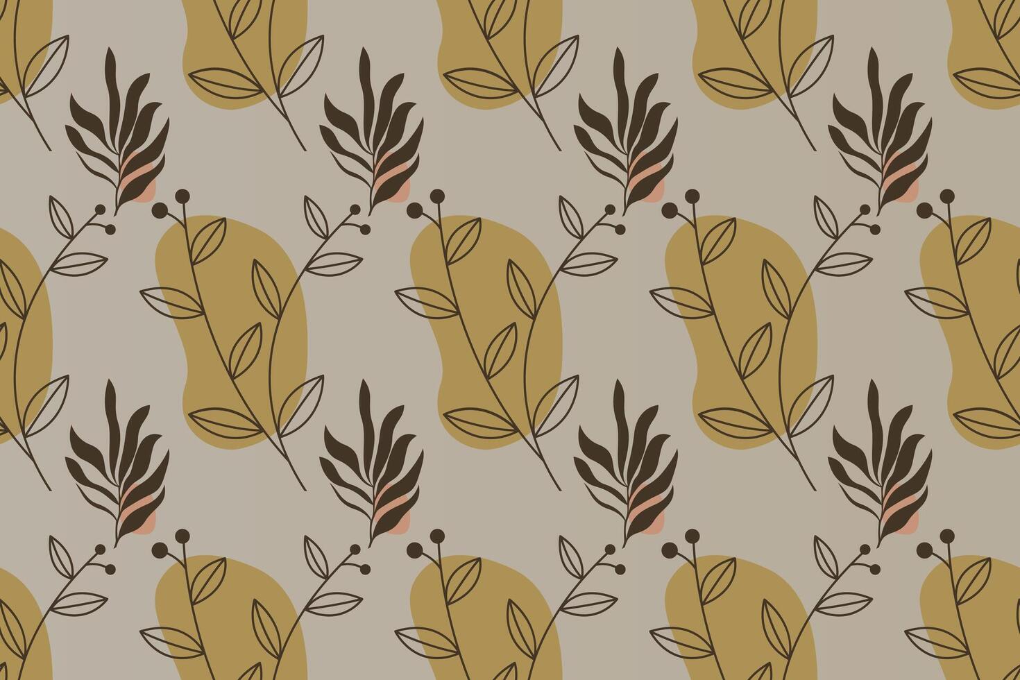 Abstract boho seamless pattern background vector