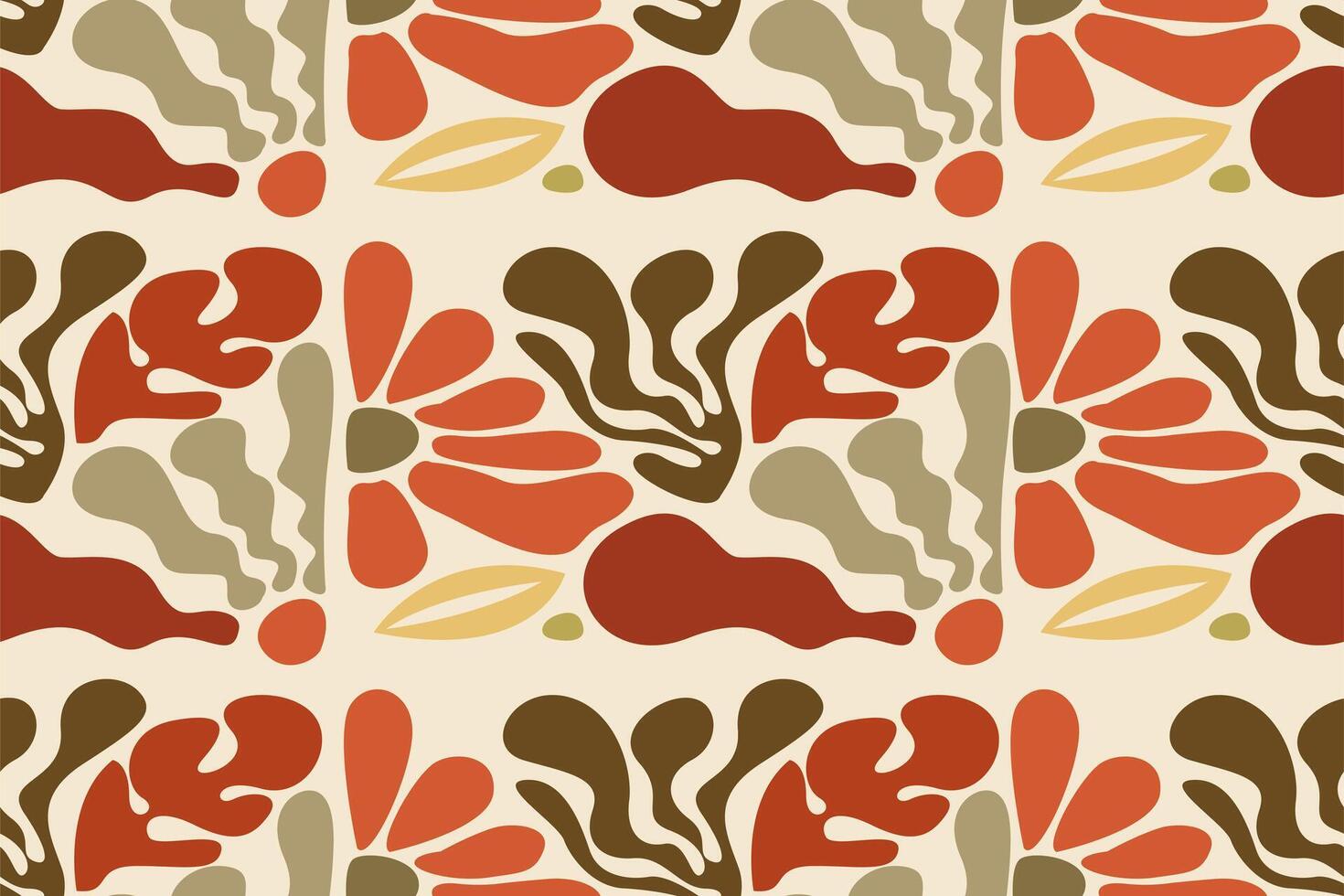 Abstract floral seamless pattern background vector