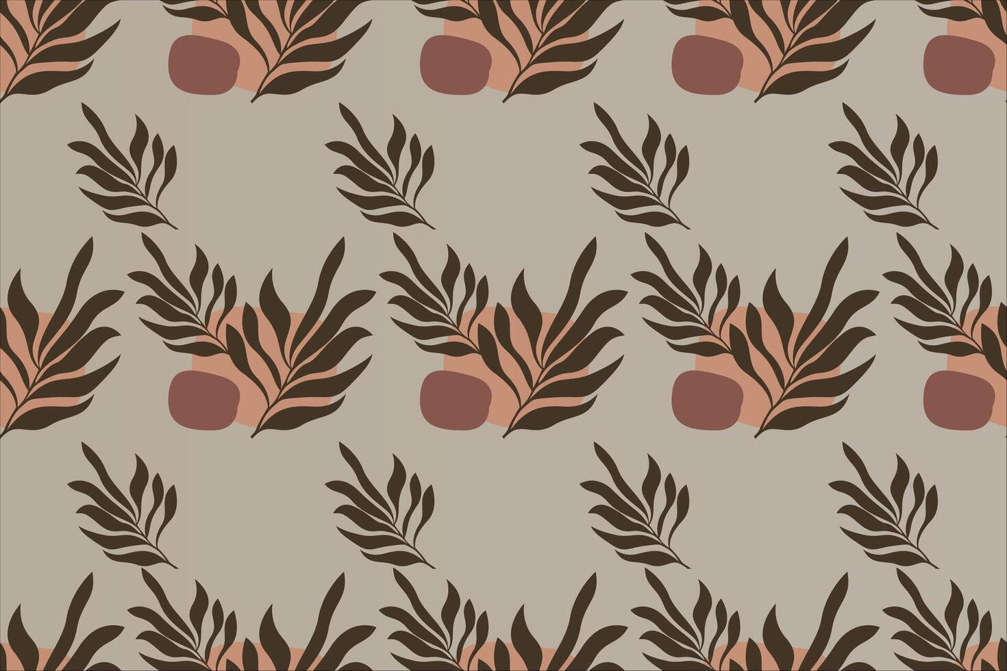 Abstract boho seamless pattern background vector