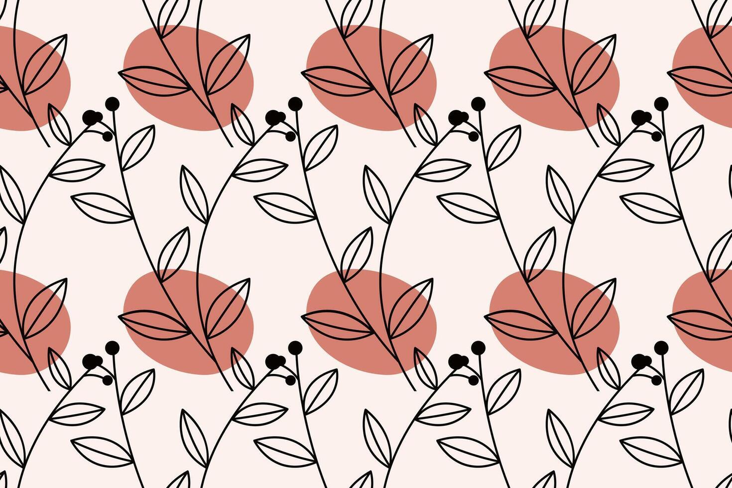 Abstract boho seamless pattern background vector