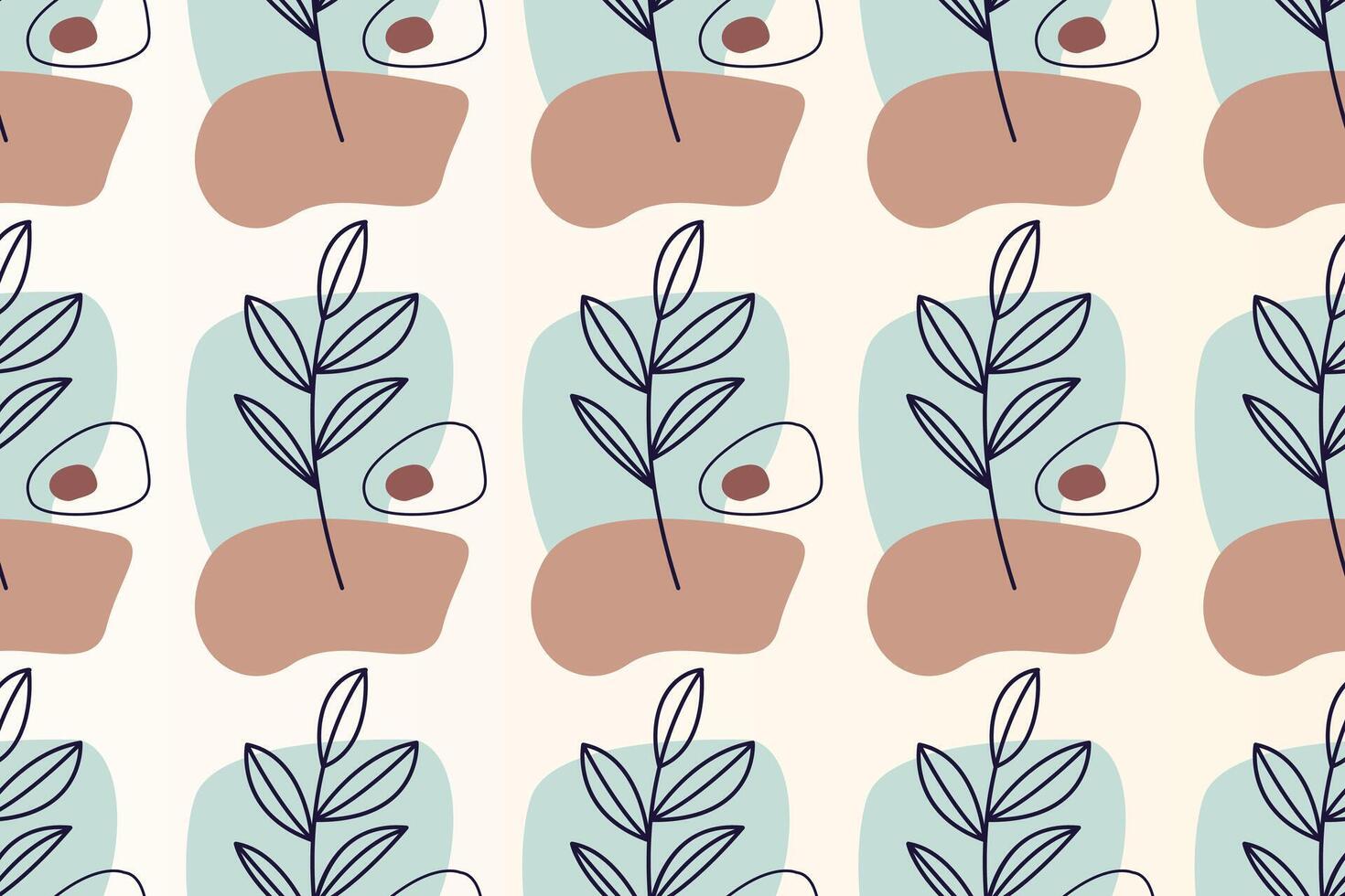 Abstract boho seamless pattern background vector