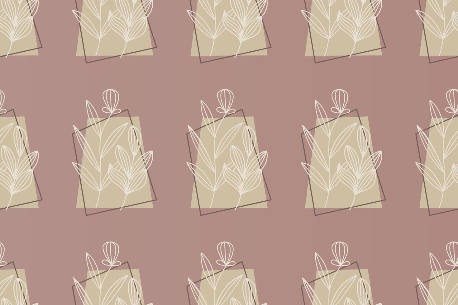 Abstract boho seamless pattern background vector