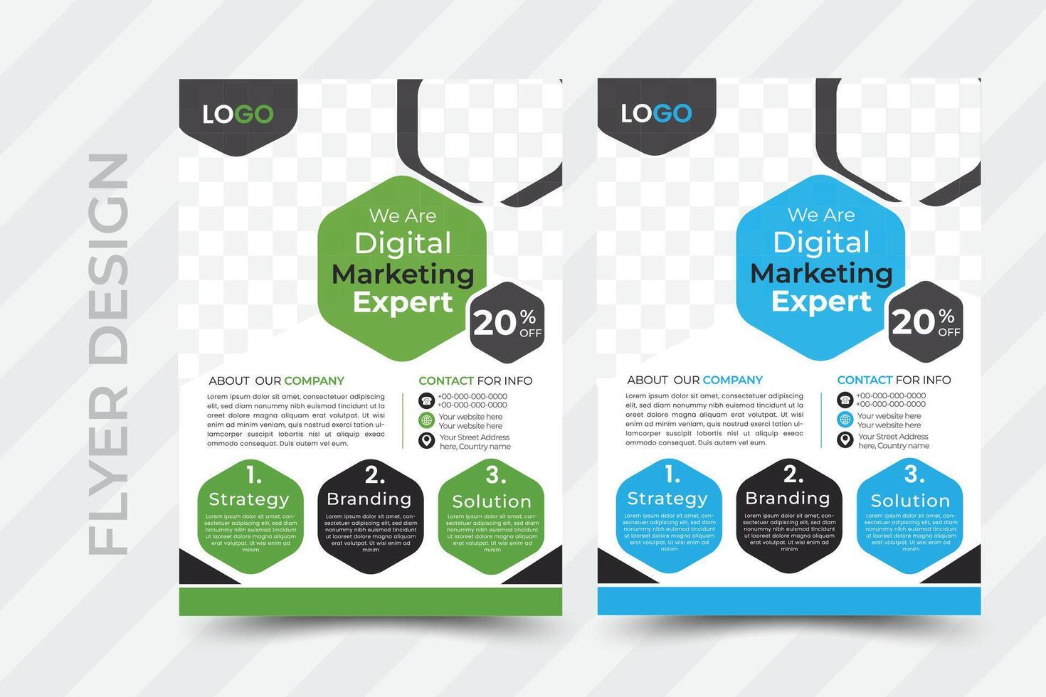 Creative corporate business flyer template,Corporate Business flyer template, Flyer Template Geometric shape used for business poster layout,business flyer template with minimalist layout vector