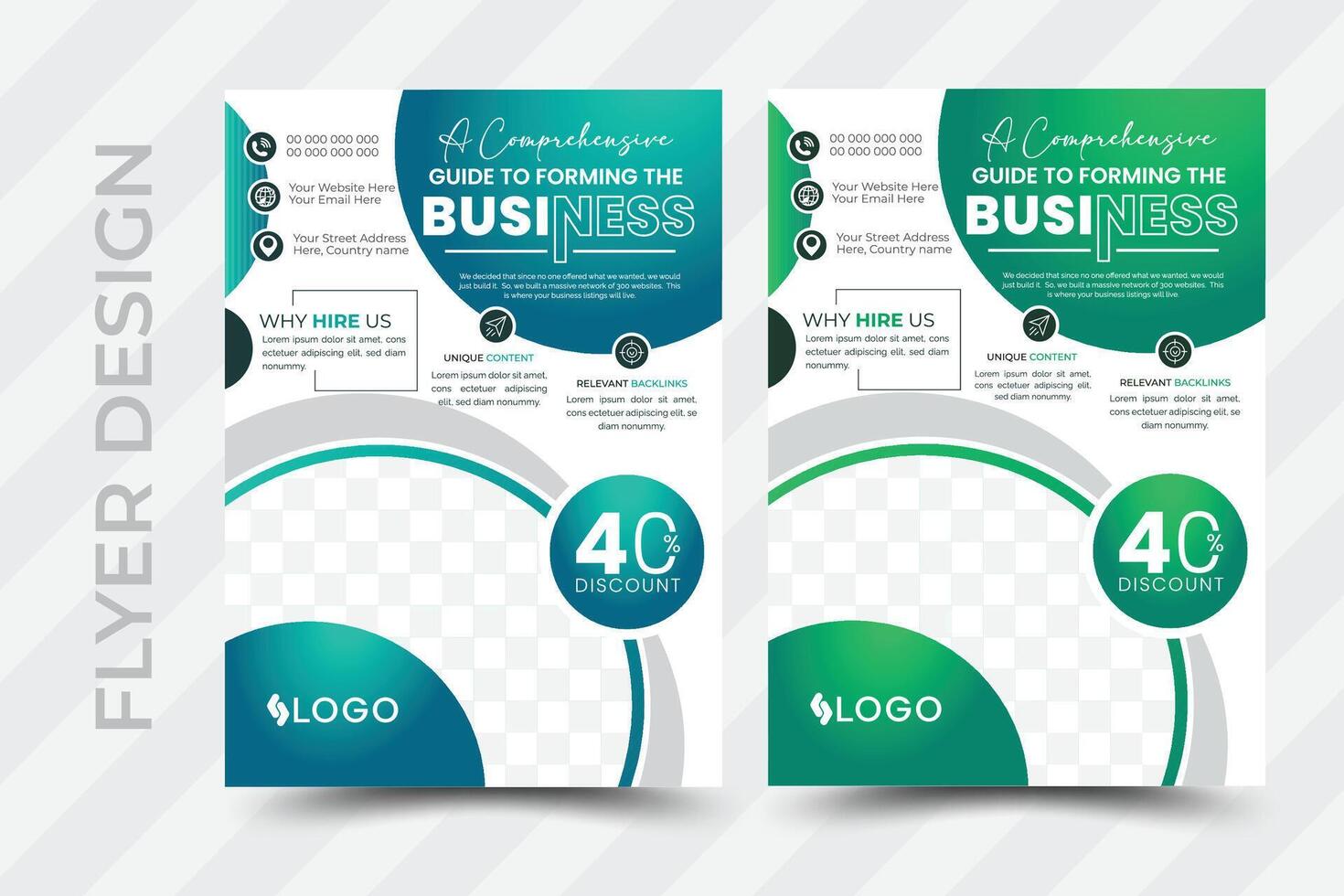 Creative corporate business flyer template,Corporate Business flyer template, Flyer Template Geometric shape used for business poster layout,business flyer template with minimalist layout vector
