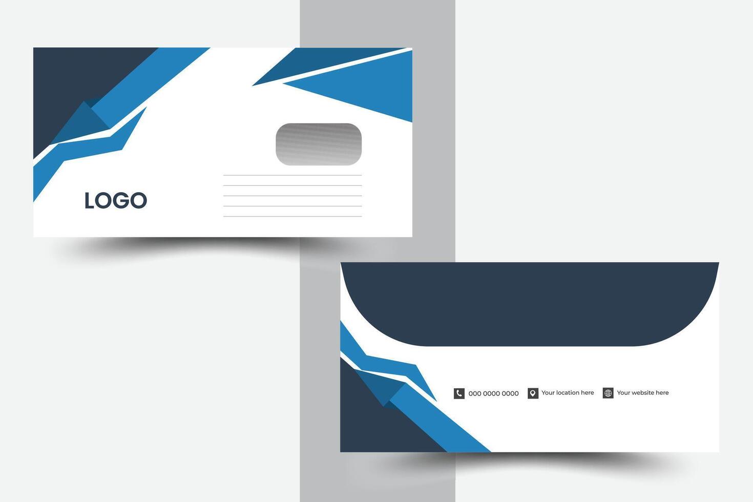 Business Corporate Envelope Design Creative template design vector