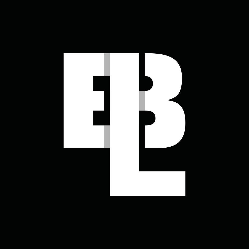 Letter BL Simple Modern Business Icon Design Template Logo vector