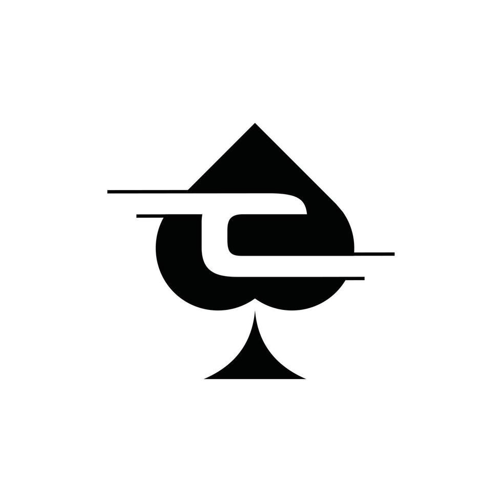 Initial C Spade Modern Icon Business Creative Design Template Logo vector