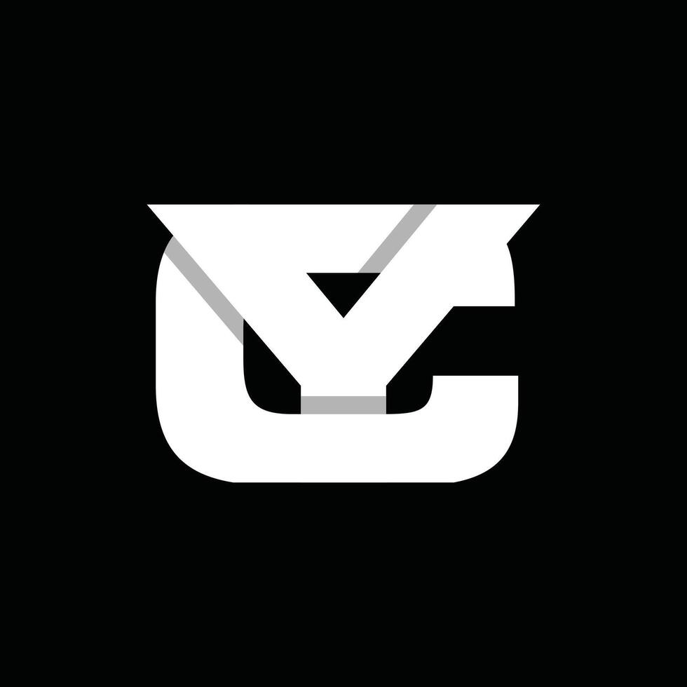 Letter CY Or YC Monogram Business Creative Design Logo vector