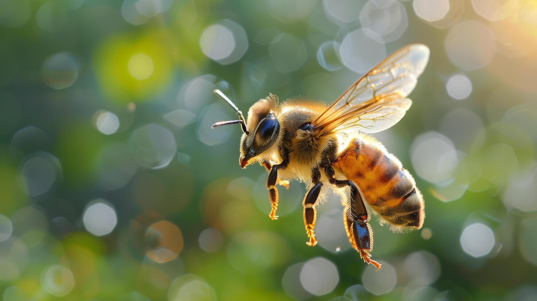 Swarm of Bees on Wooden Surface photo