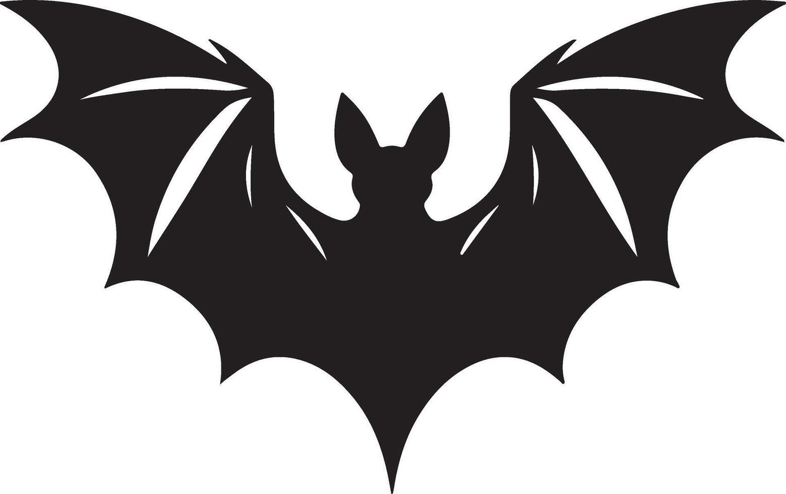 Art and illustration of a bat silhouette image vector