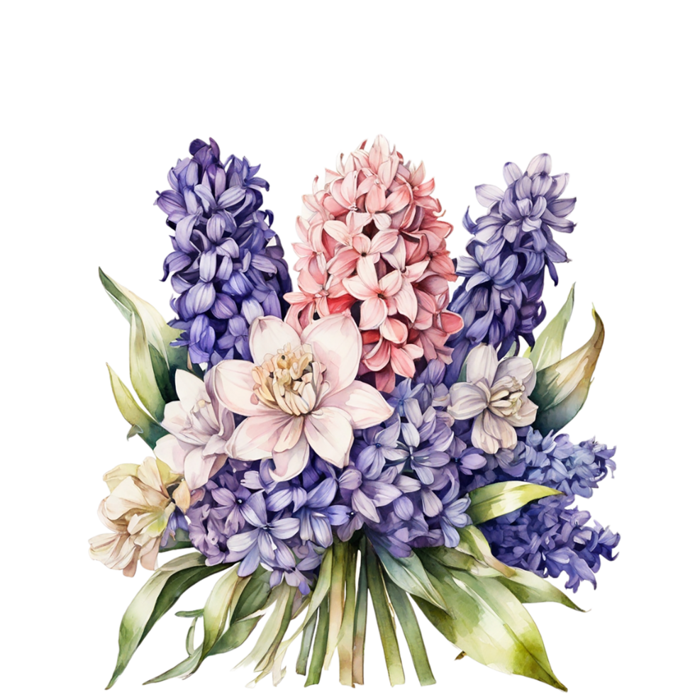 Watercolor Flower Bouquet png