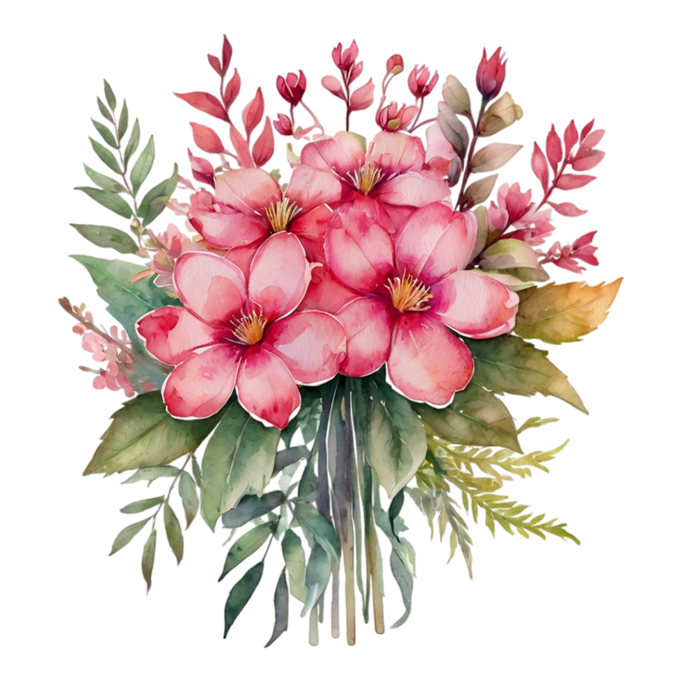 Watercolor Flower Bouquet png