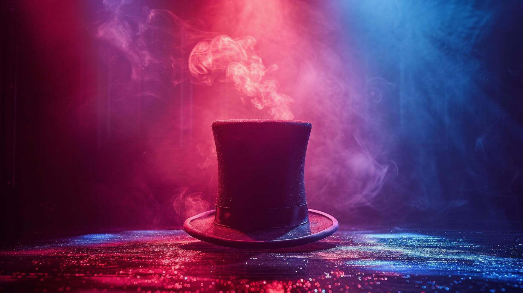 Top Hat Emitting Smoke photo