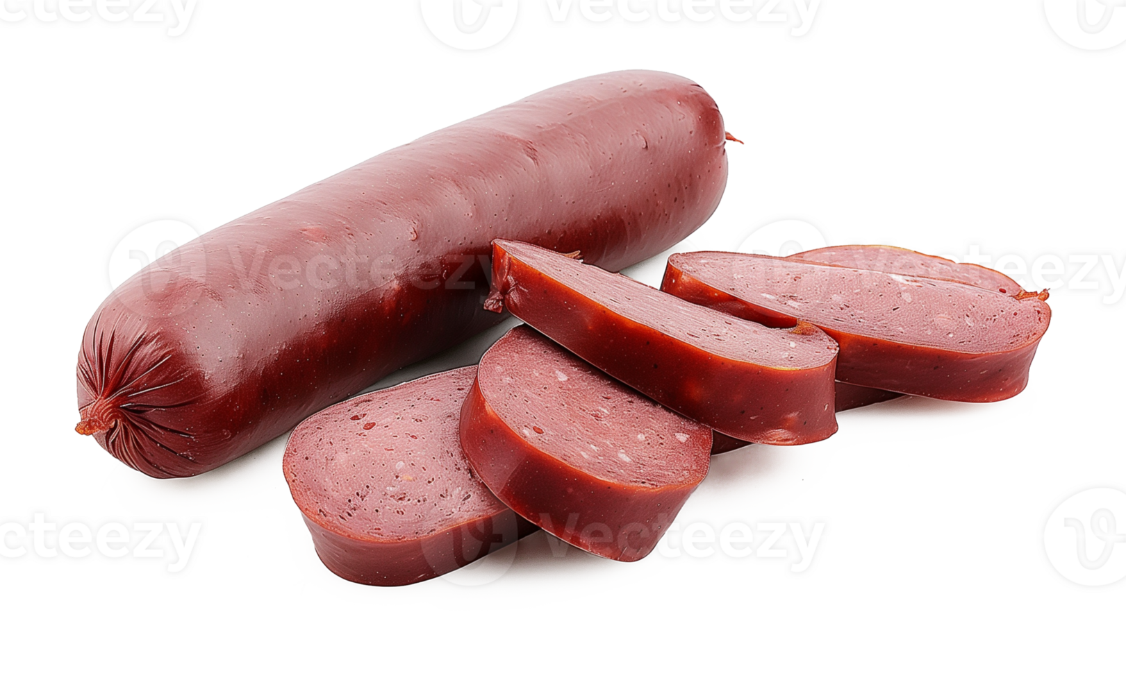 Raw Sausage Isolated on Transparent Background png